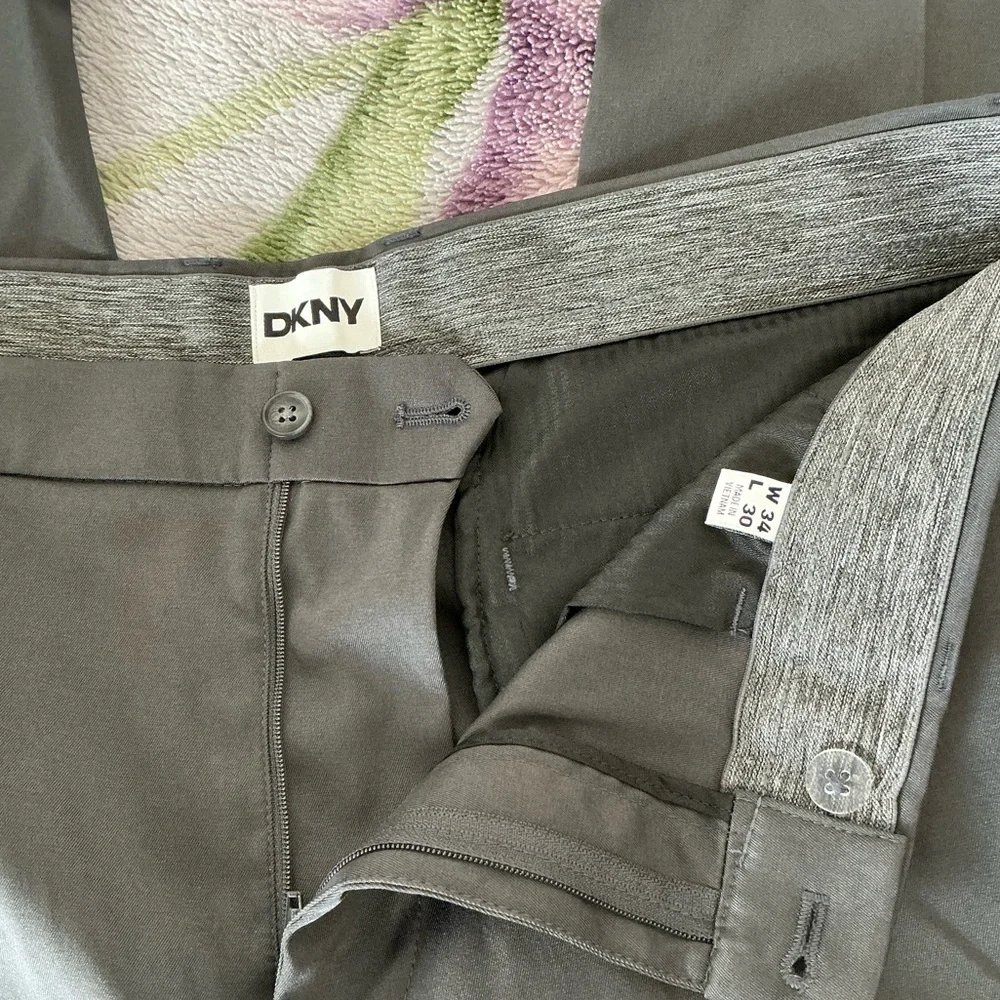DKNY Men’s Gray Dress Pants